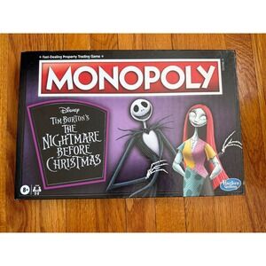 Monopoly The Nightmare Before Christmas Board Game Hasbro F4246 New Sealed